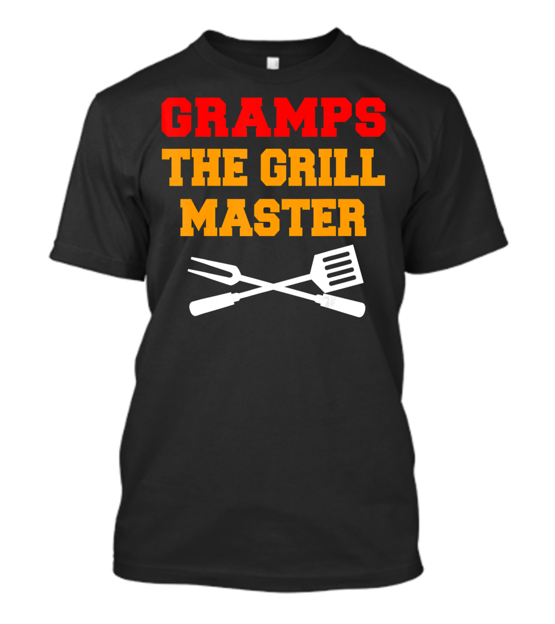Gramps The Grill Master Grilling Fork And Spatula T-Shirt