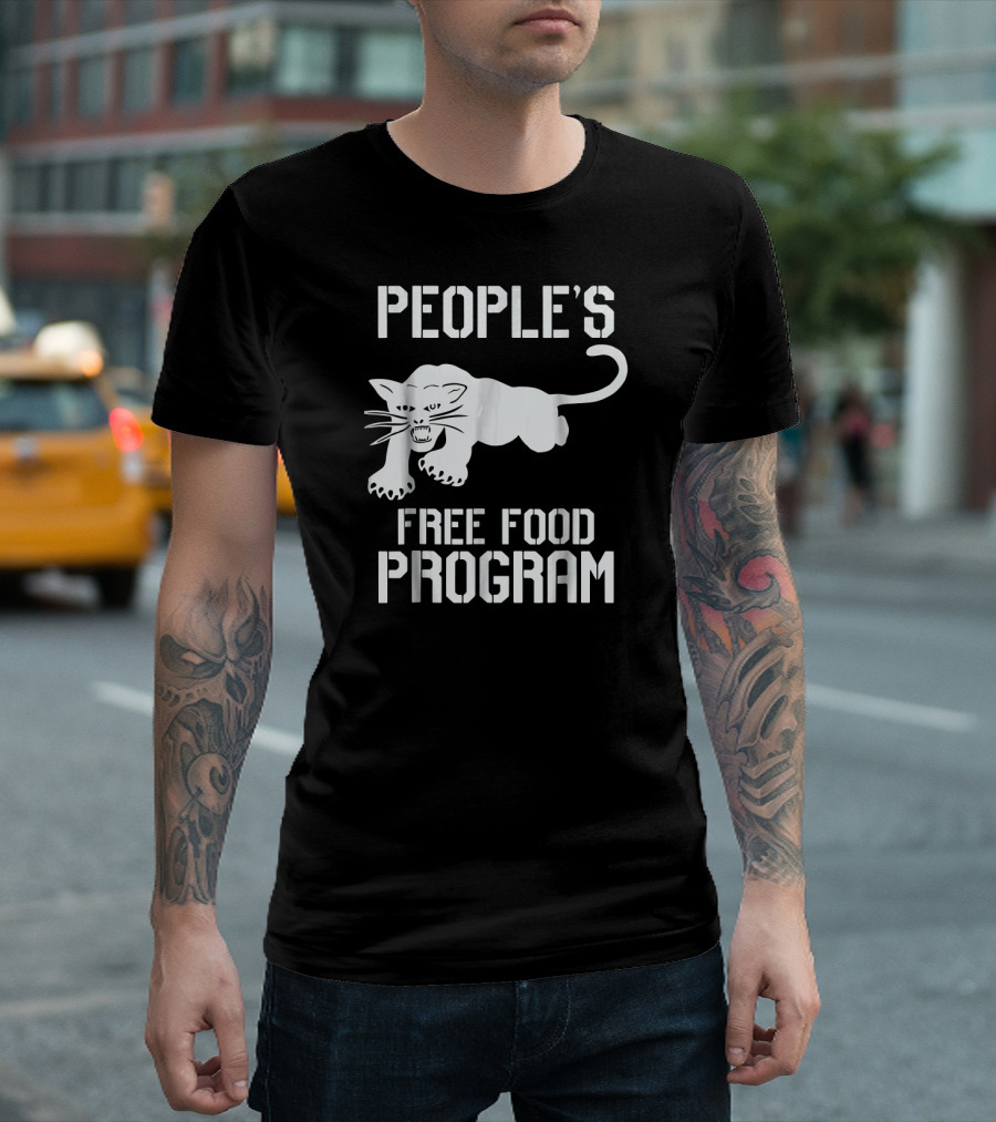People's Free Food Program Panther T-Shirt