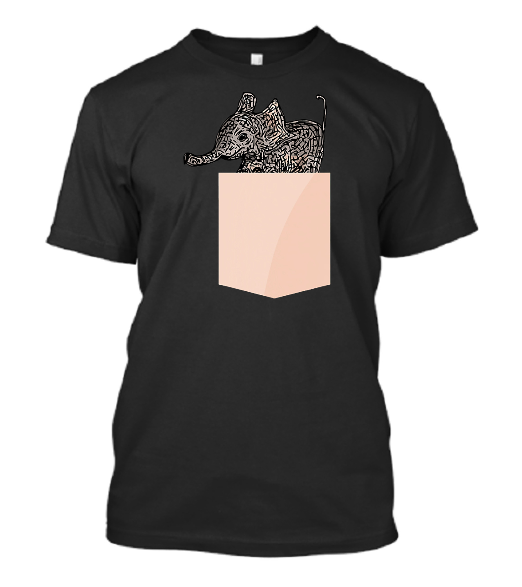 Pocket Elephant Baby Elephant In Your Pocket T-Shirt