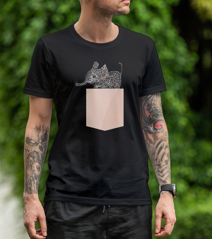 Pocket Elephant Baby Elephant In Your Pocket T-Shirt