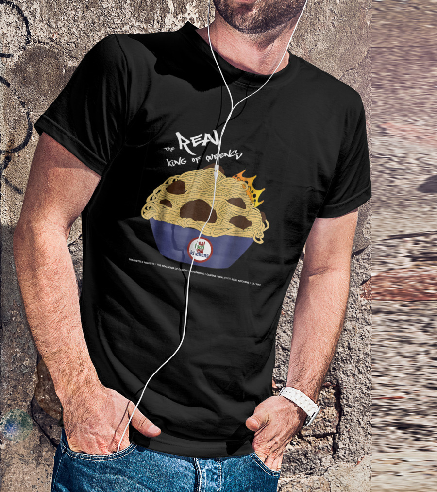The Real King Of Queens Spaghetti Bowl Real Food Real Kitchens NYC T-Shirt