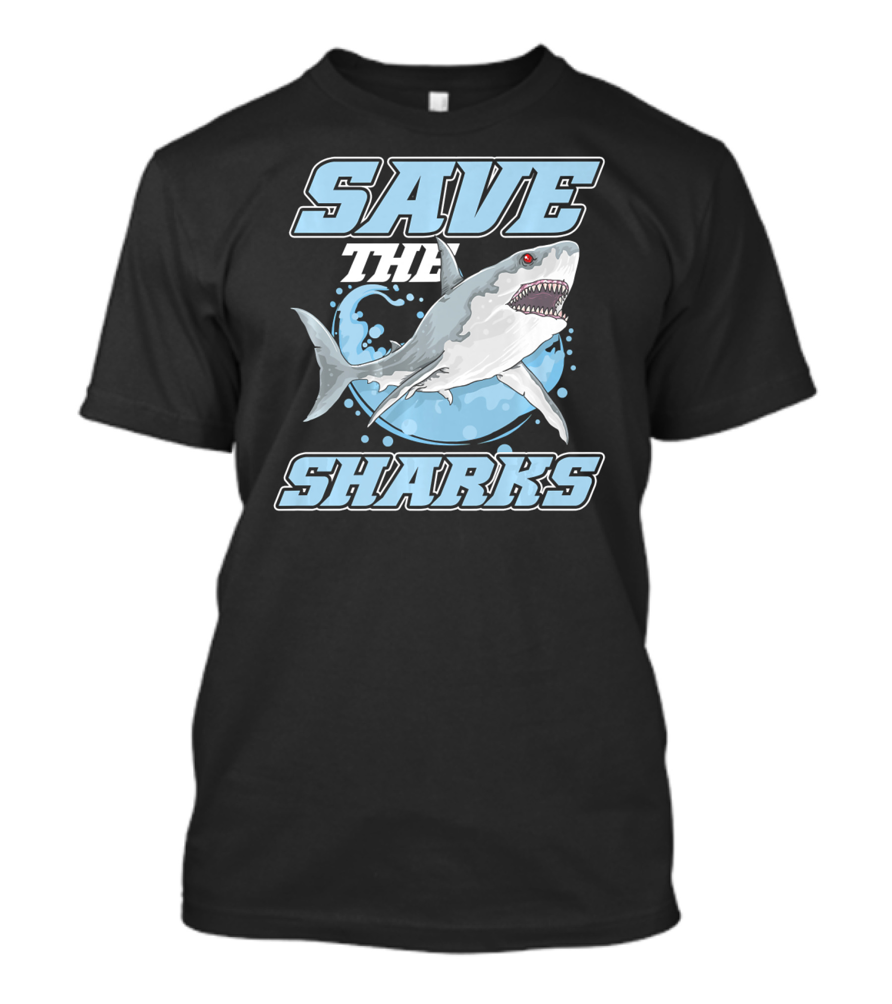 Save The Sharks Sea Animal Rights T-Shirt