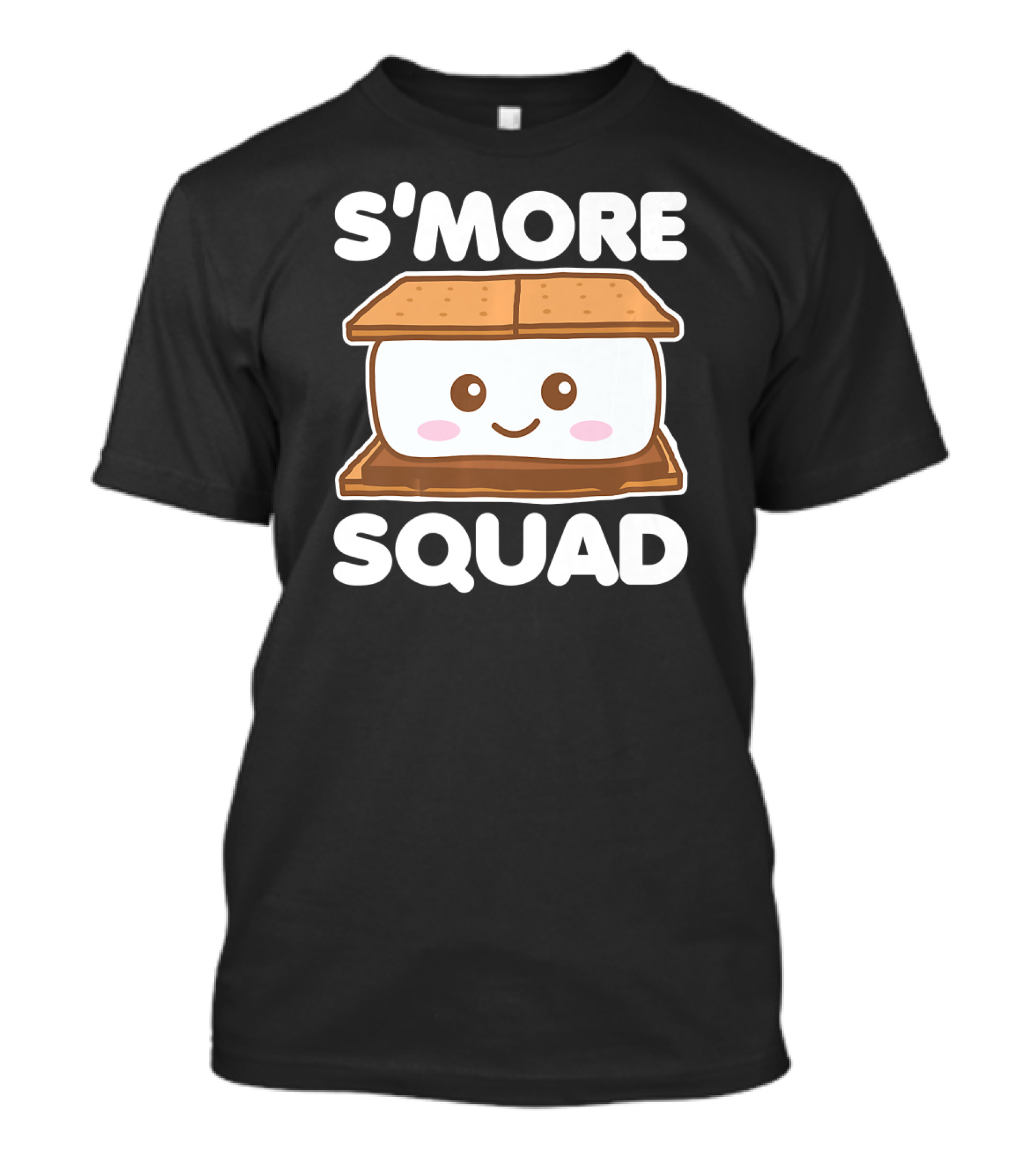 S'more Squad Funny Camping Group Marshmallow Treat T-Shirt