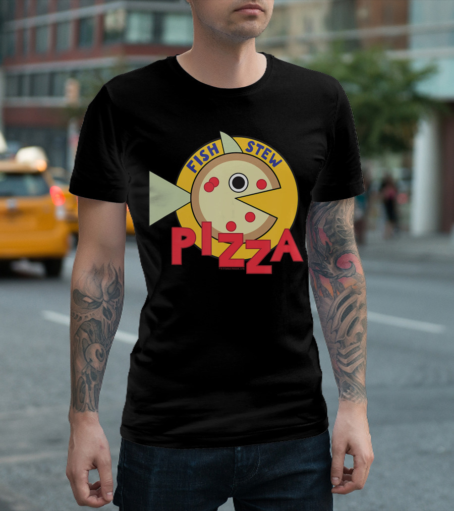 Steven Universe Fish Stew Pizza Logo Iconic Cartoon Network T-Shirt