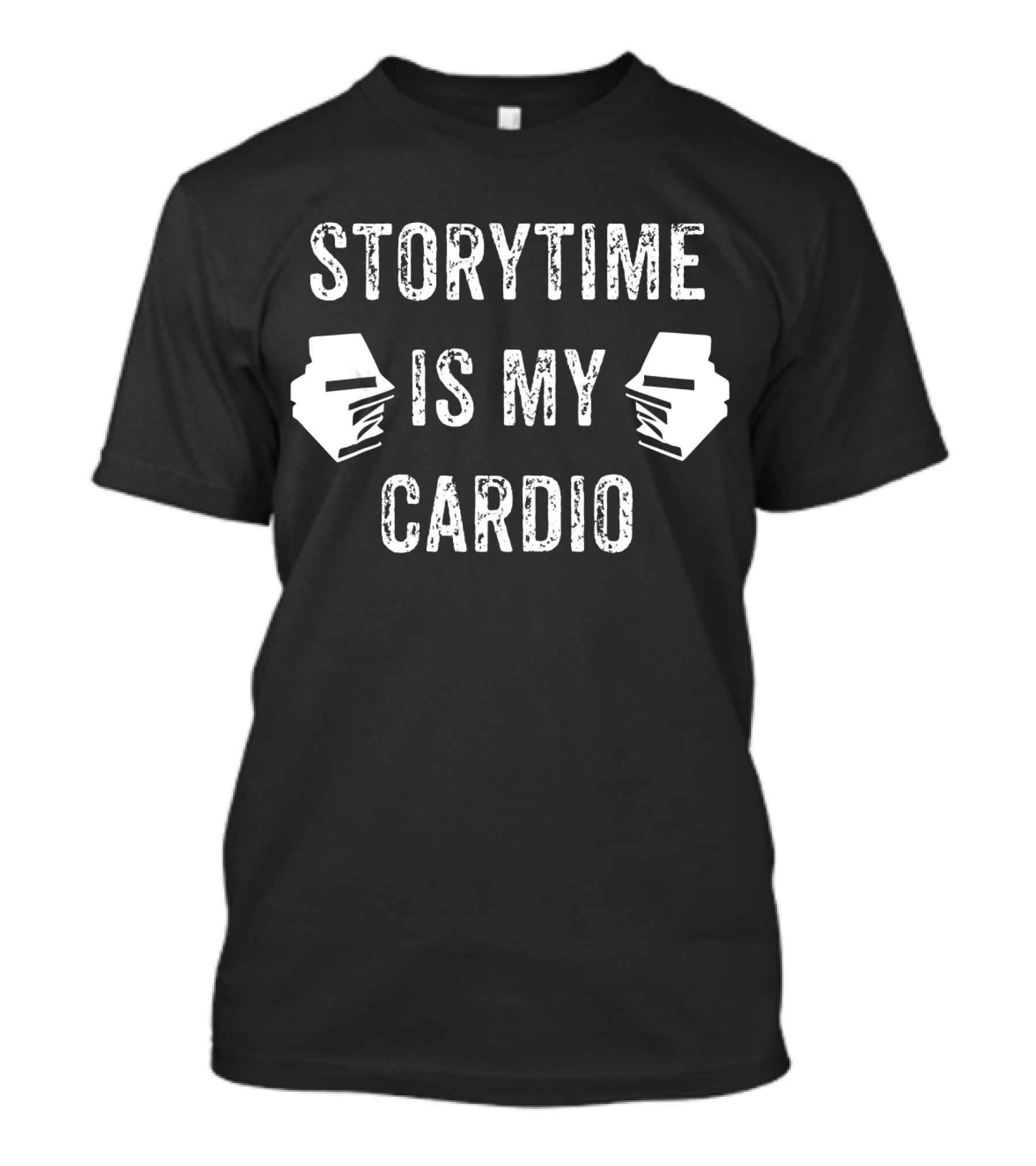 Storytime Is My Cardio With Book Icon For Children T-Shirt