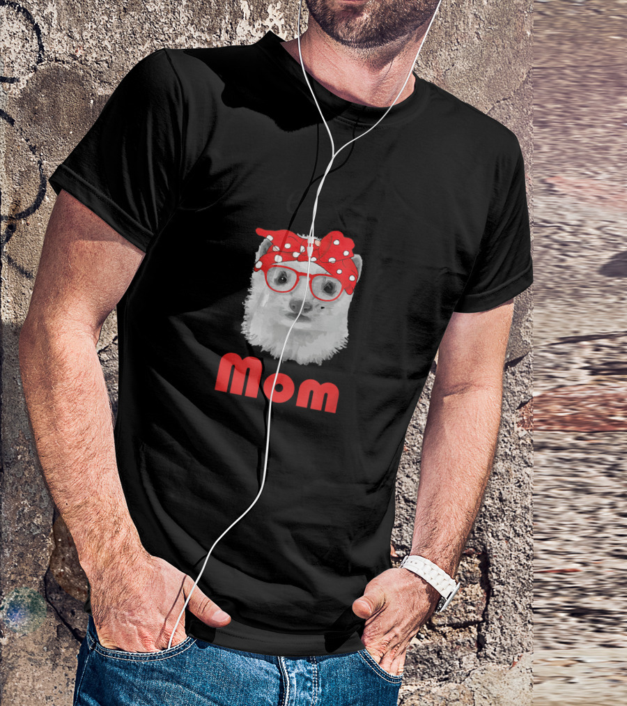Ferret Mom Vintage Retro Cute Ferret With Bandana T-Shirt