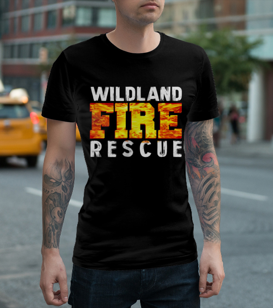 Wildland Fire Rescue Firefighting Team Department T-Shirt