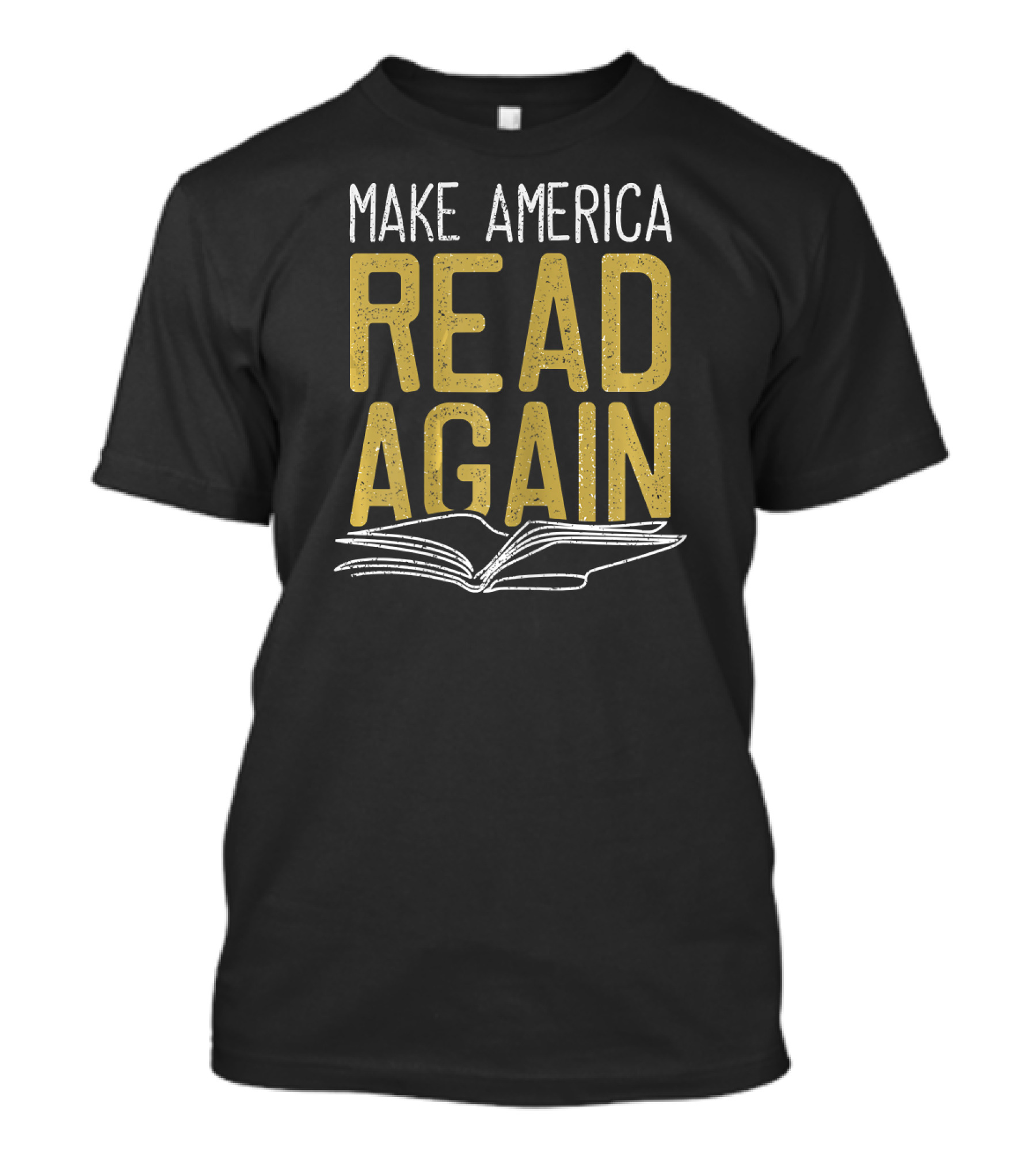 Make America Read Again Open Book T-Shirt