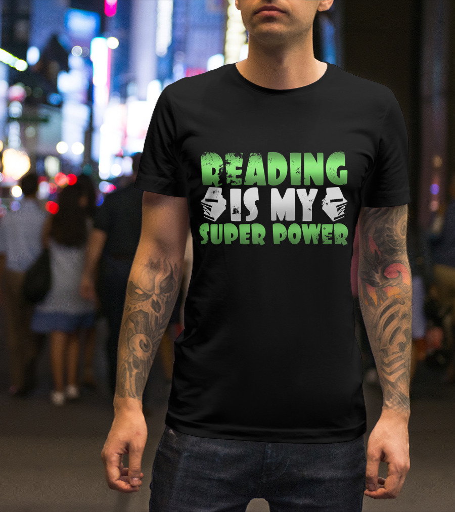 Awesome Reading Is My Super Power T-Shirt
