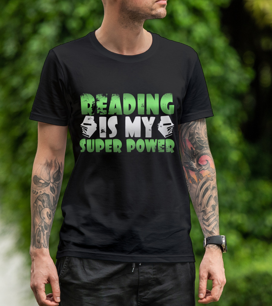 Awesome Reading Is My Super Power T-Shirt