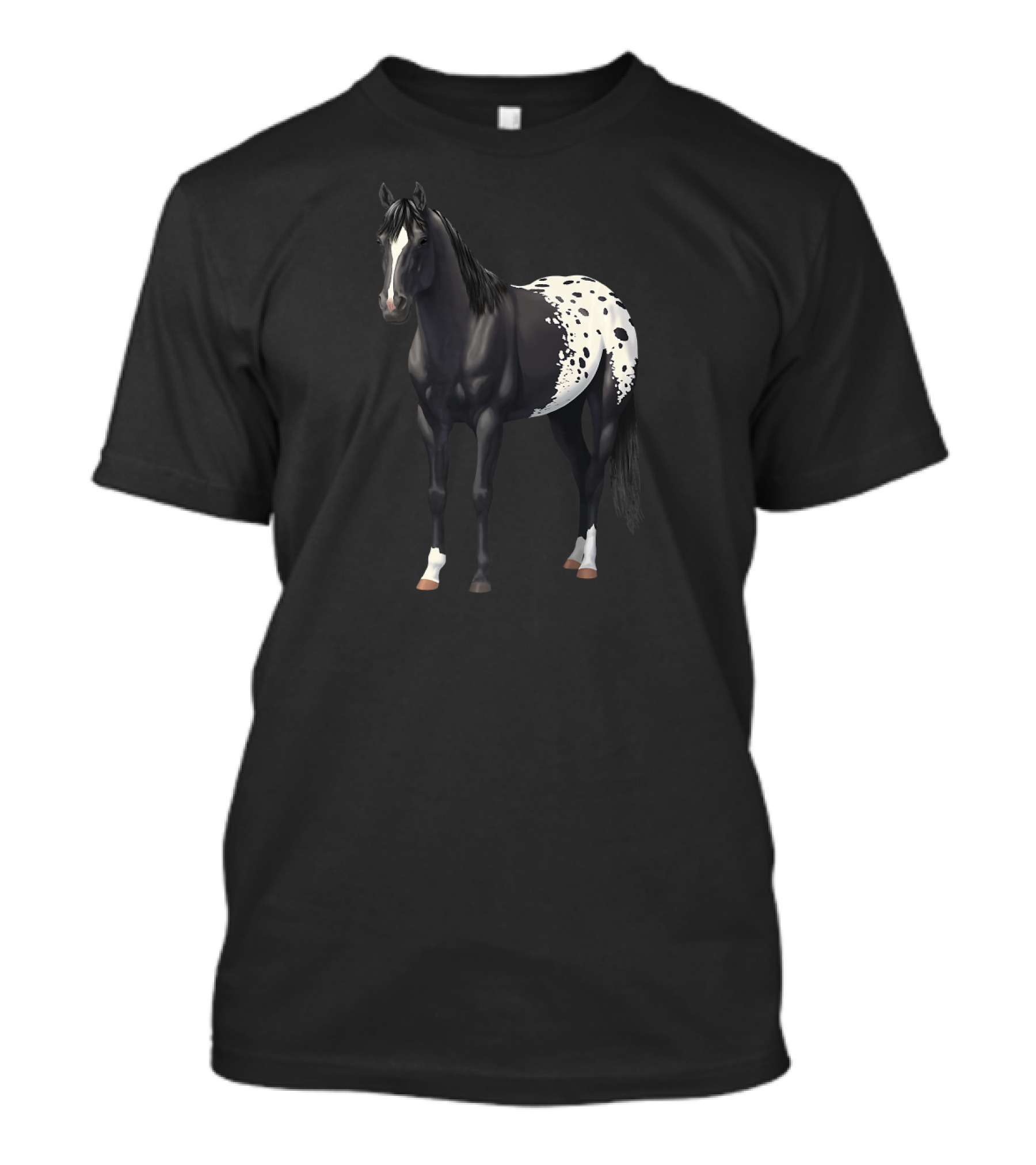 Beautiful Black Blanket Appaloosa Horse Spot T-Shirt