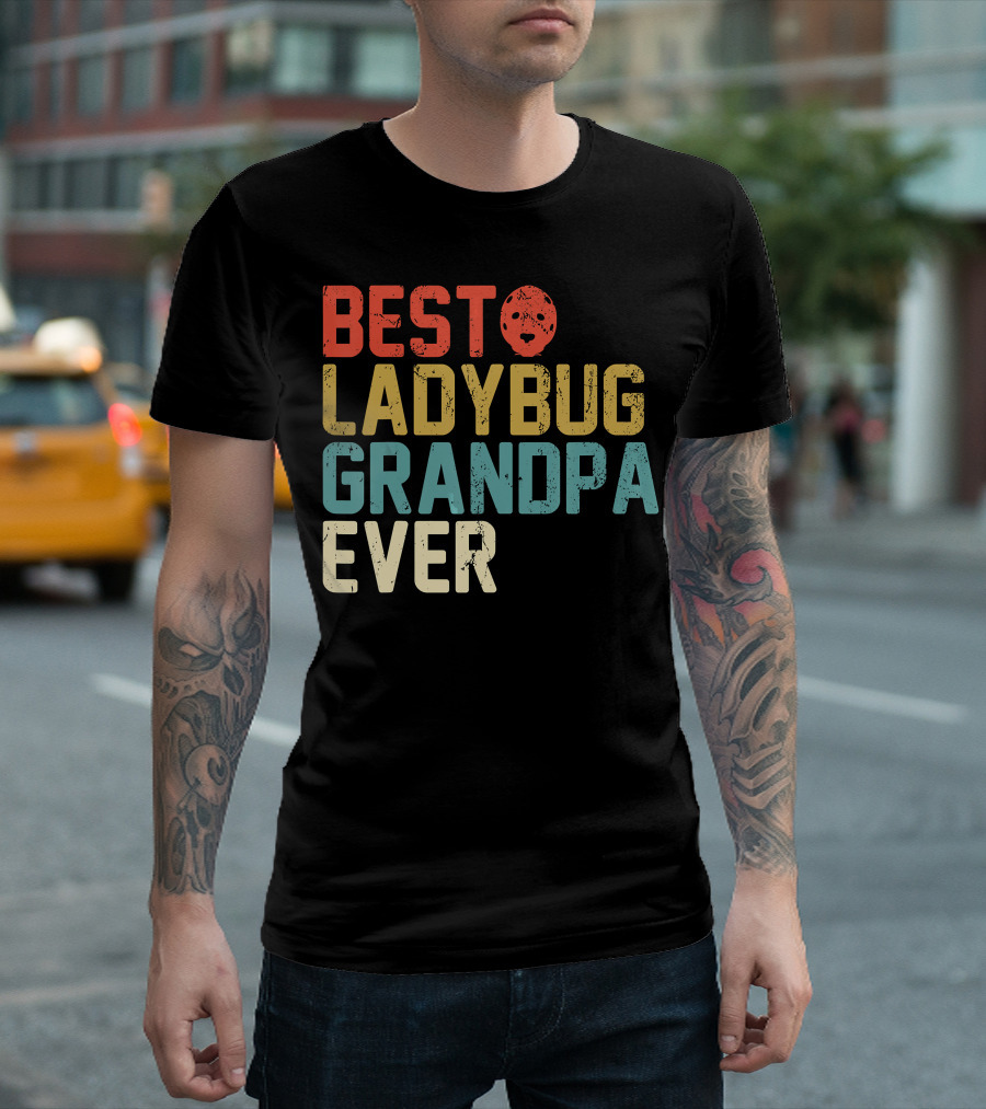 Best Ladybug Grandpa Ever T-Shirt