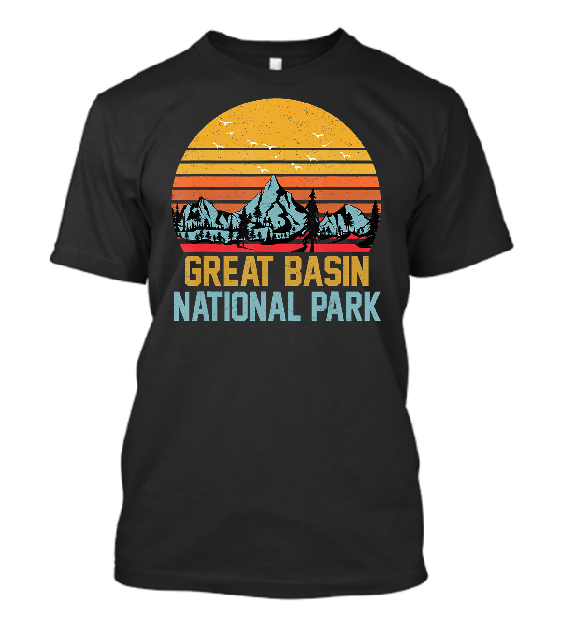 Great Basin National Park Camping Hiking Mountains Scenery T-Shirt