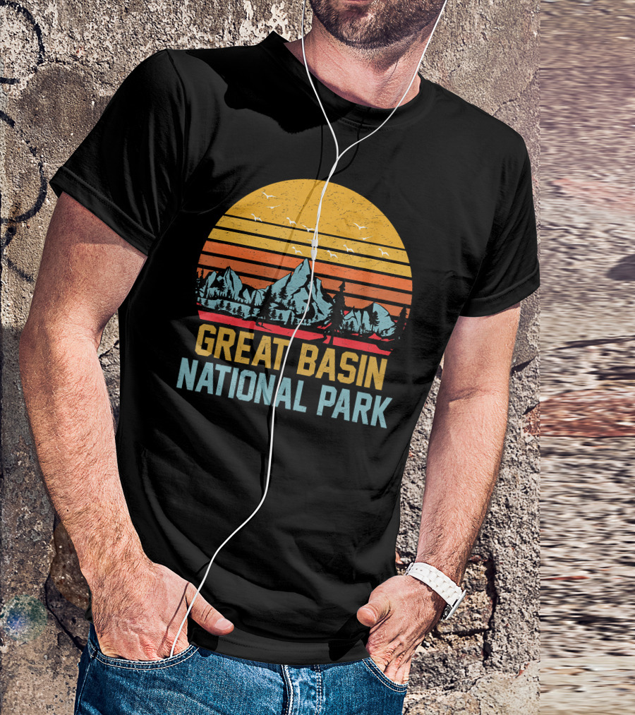 Great Basin National Park Camping Hiking Mountains Scenery T-Shirt