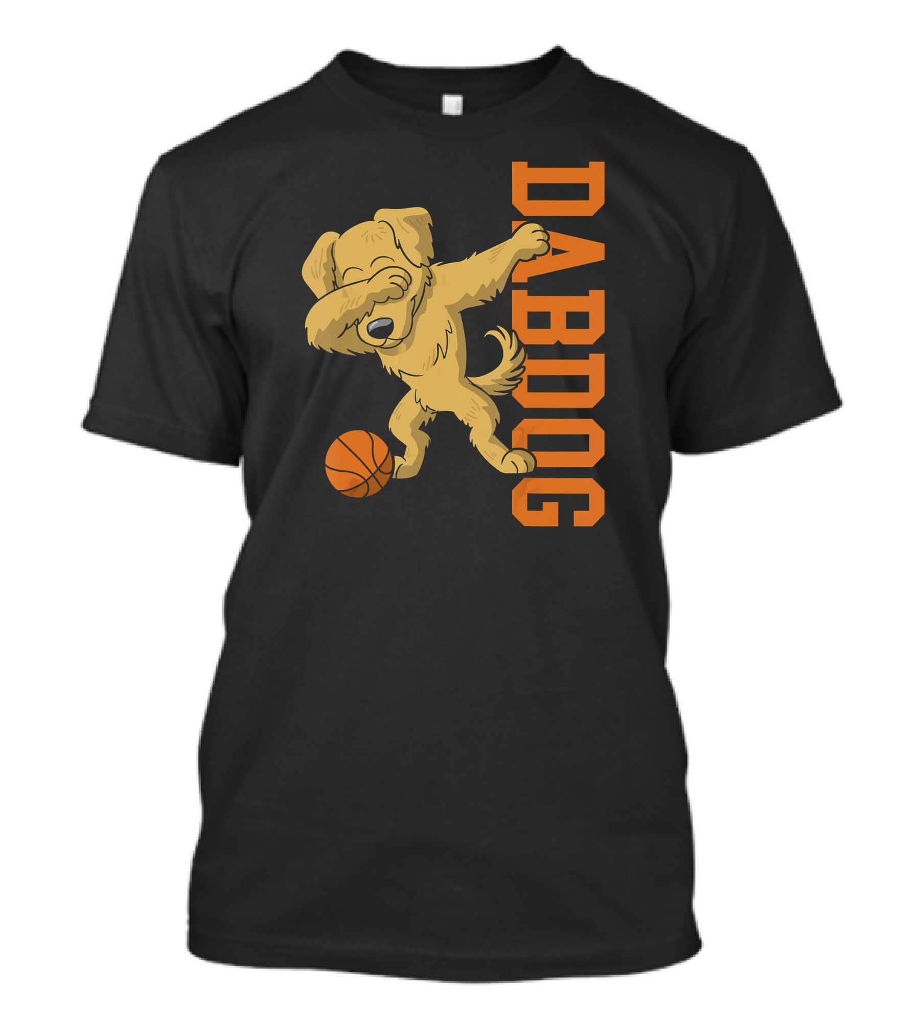Dabdog Golden Retriever Dabbing Basketball Iconic Pose T-Shirt