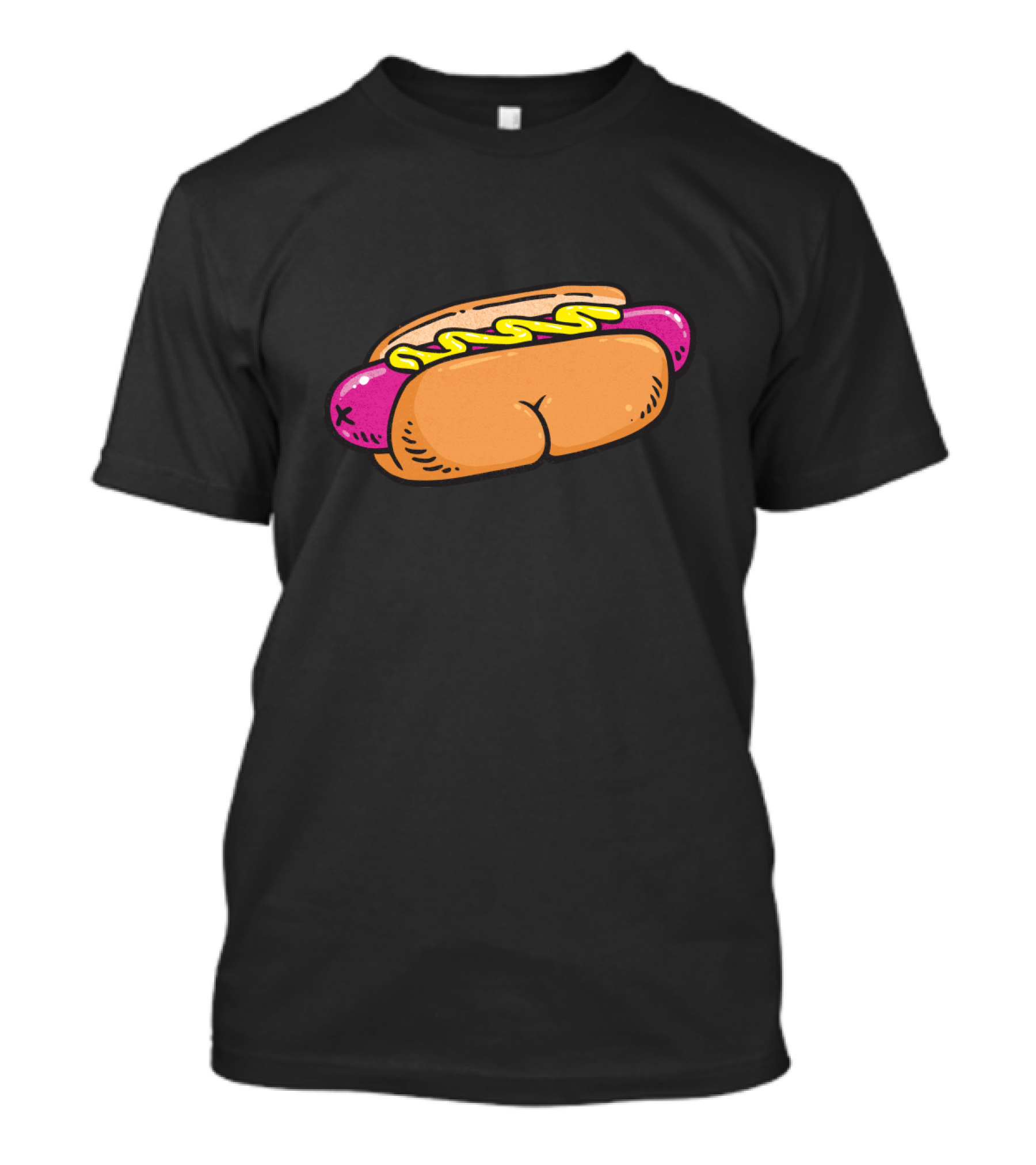 Hot Dog Butt With Ketchup And Mustard T-Shirt