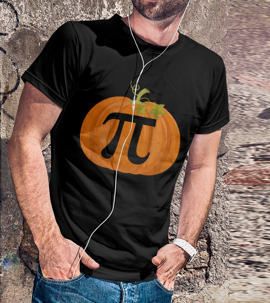 Funny Math Geeks Pumpkin Pi T-Shirt