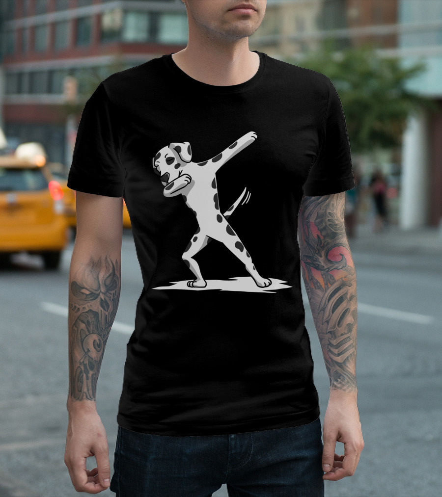 Dalmatian Dog Performing Classic Dab Dance Move T-Shirt