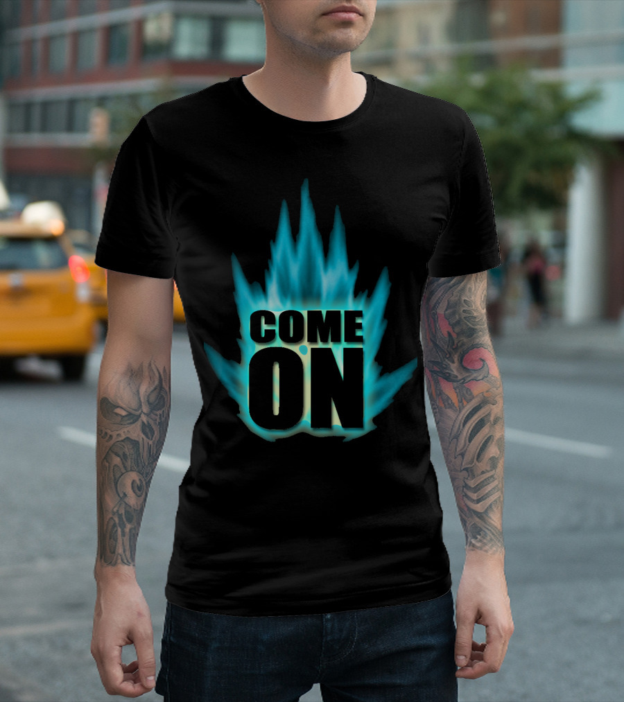 Come On Goku Super Saiyan Aura Burst T-Shirt