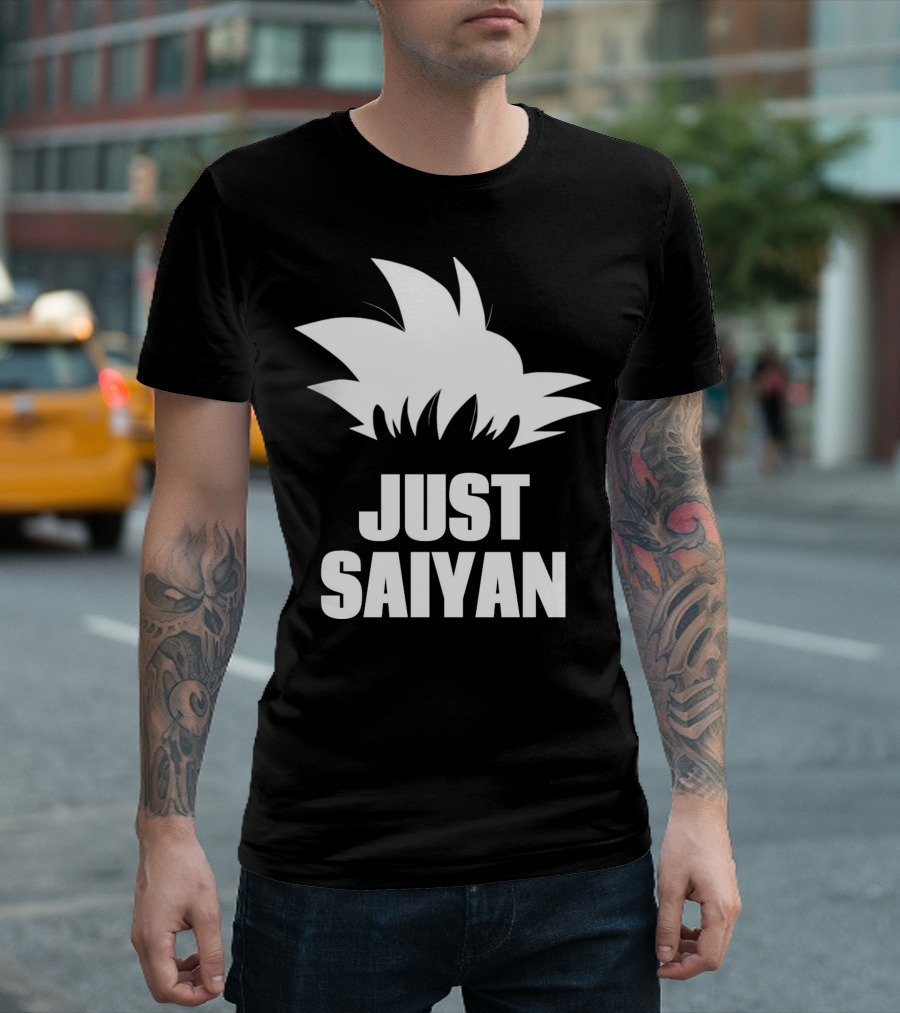 Just Saiyan Dragon Ball Z Super Saiyan Hair T-Shirt