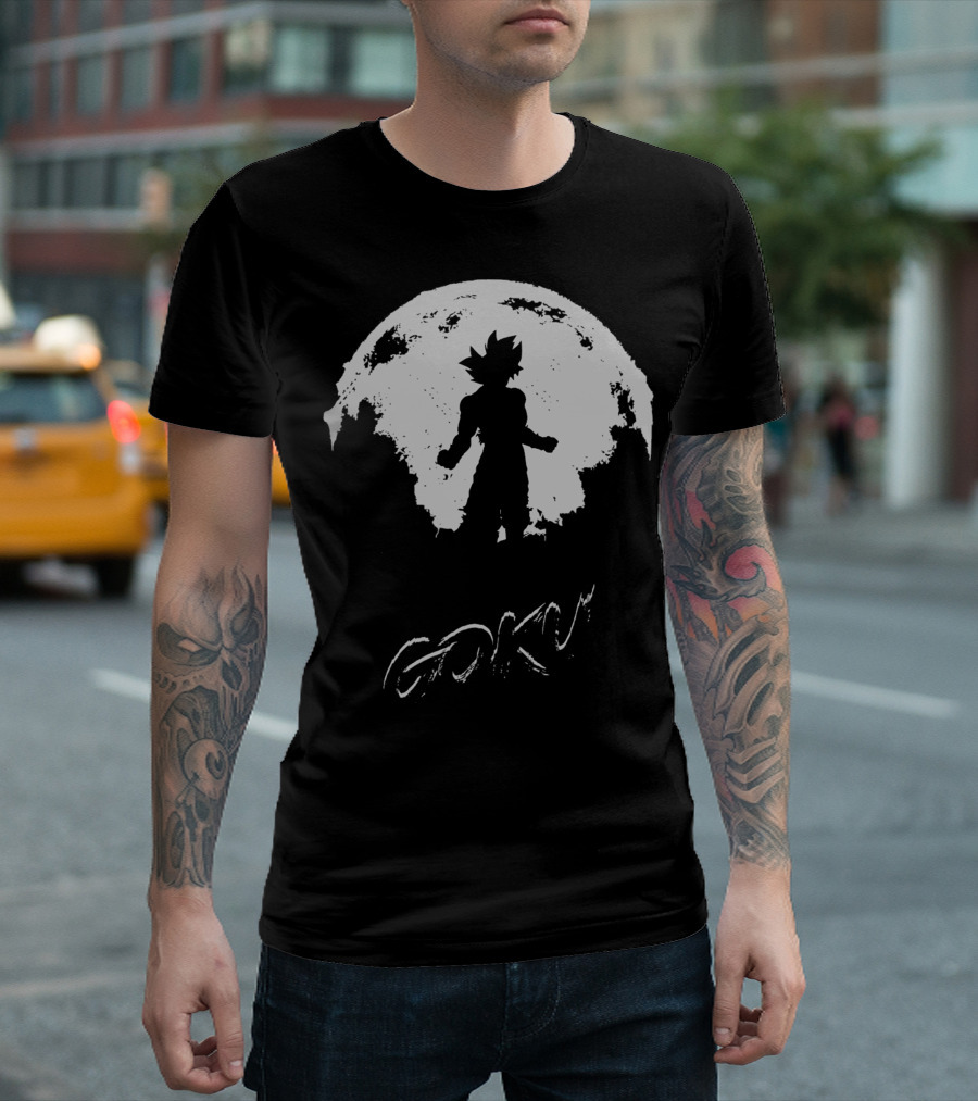 Goku Moon Hero T-Shirt
