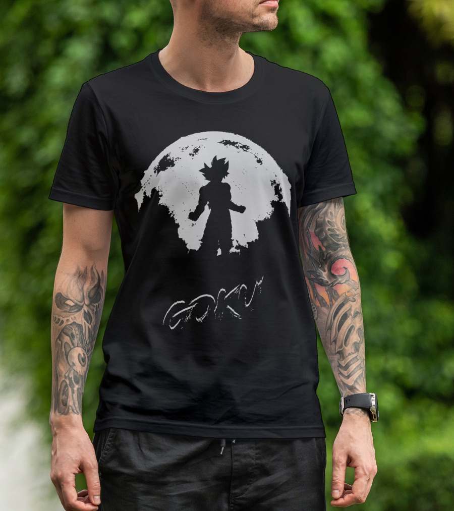 Goku Moon Hero T-Shirt