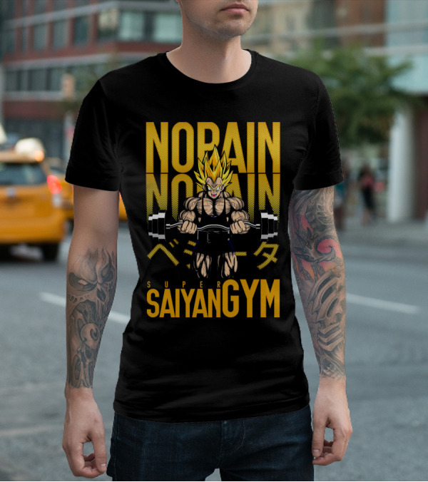 NO PAIN NO PAIN SUPER SAIYAN GYM T-Shirt