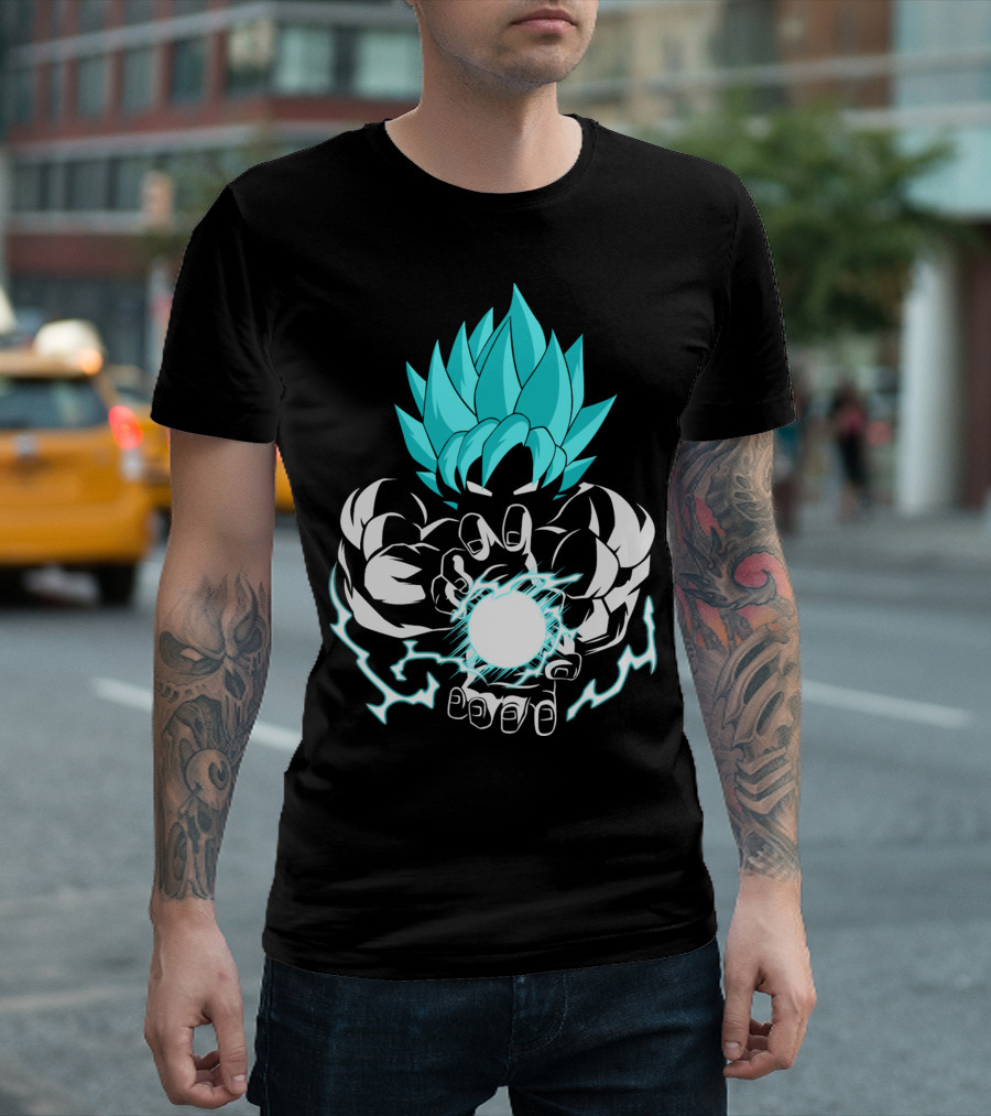 Super Saiyan Blue Energy Charge T-Shirt