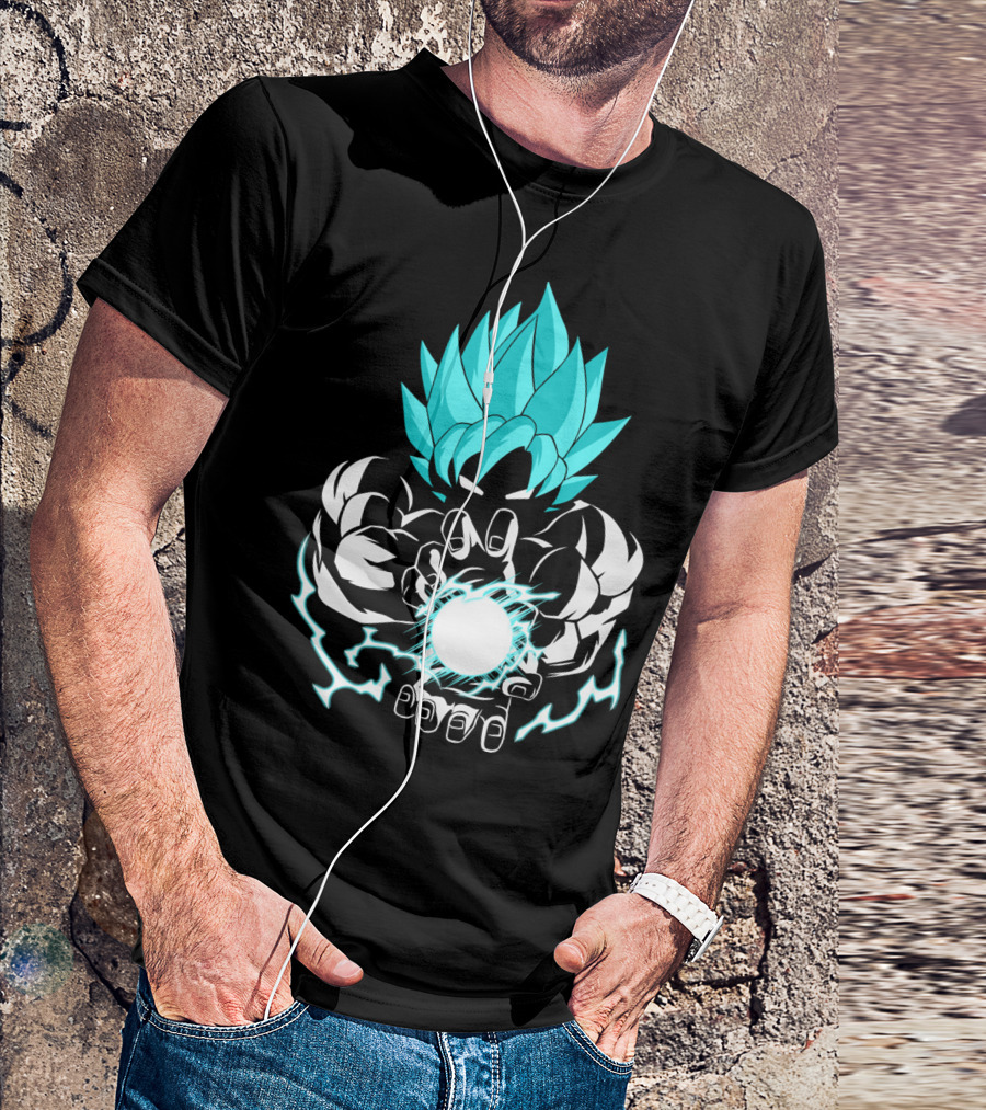 Super Saiyan Blue Energy Charge T-Shirt