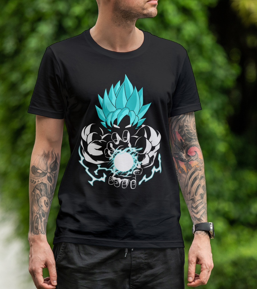 Super Saiyan Blue Energy Charge T-Shirt