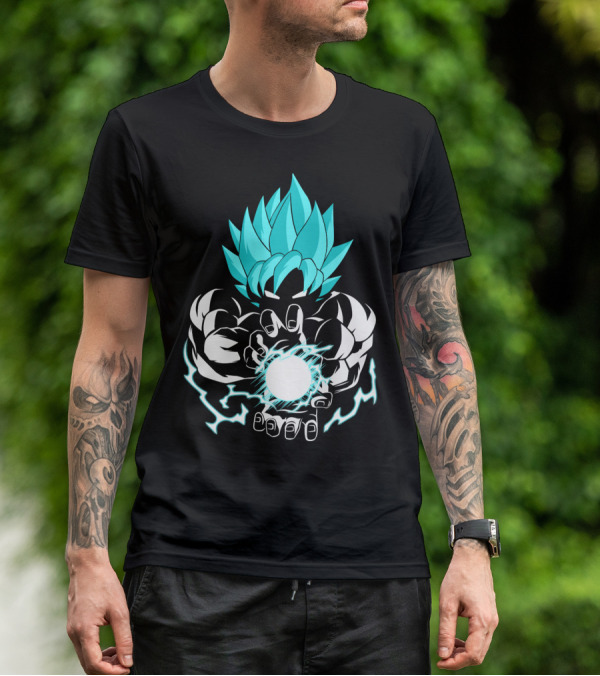 Super Saiyan Blue Energy Charge T-Shirt