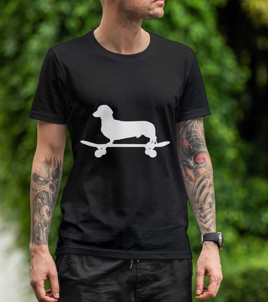 Dog Kute Skateboard T-Shirt