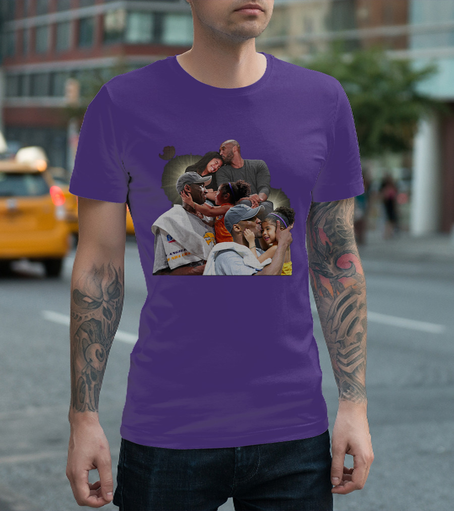 Kobe And Gigi Celebration Los Angeles Lakers Moments T-Shirt