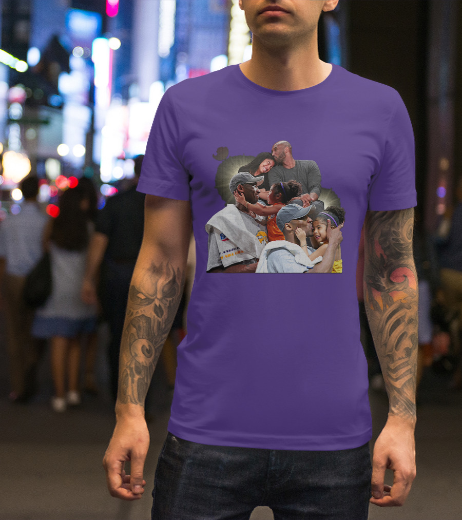 Kobe And Gigi Celebration Los Angeles Lakers Moments T-Shirt