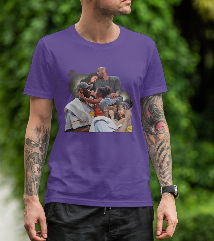 Kobe And Gigi Celebration Los Angeles Lakers Moments T-Shirt