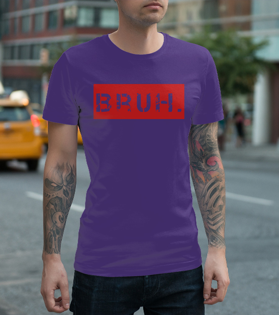 Bruh Meme Funny Saying Brother Teens Greeting T-Shirt