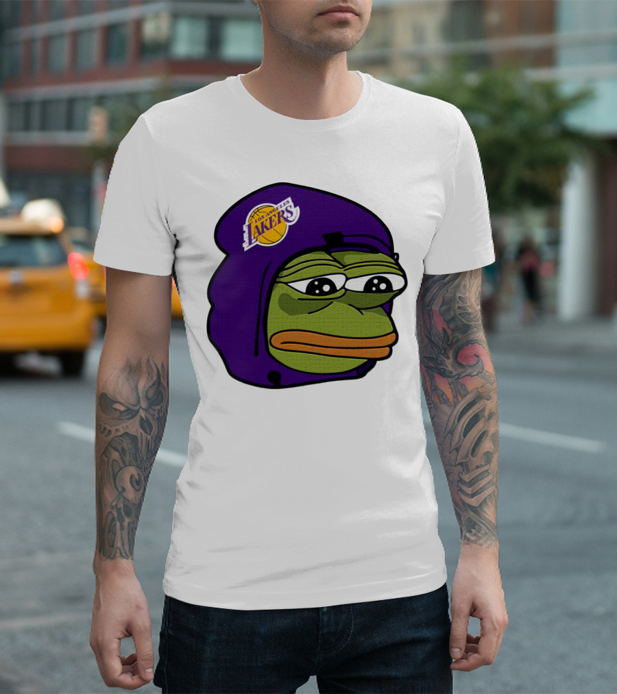 Pepe The Frog Los Angeles Lakers T-Shirt