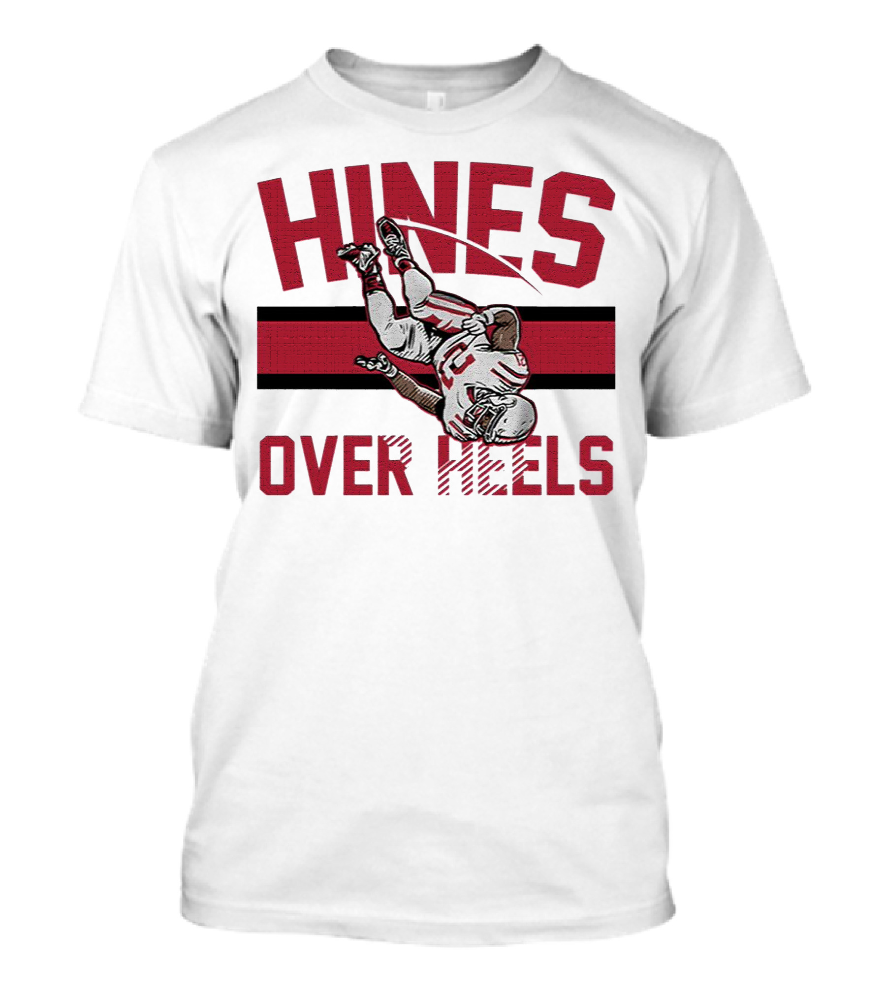 Hines Over Heels Football Flip T-Shirt