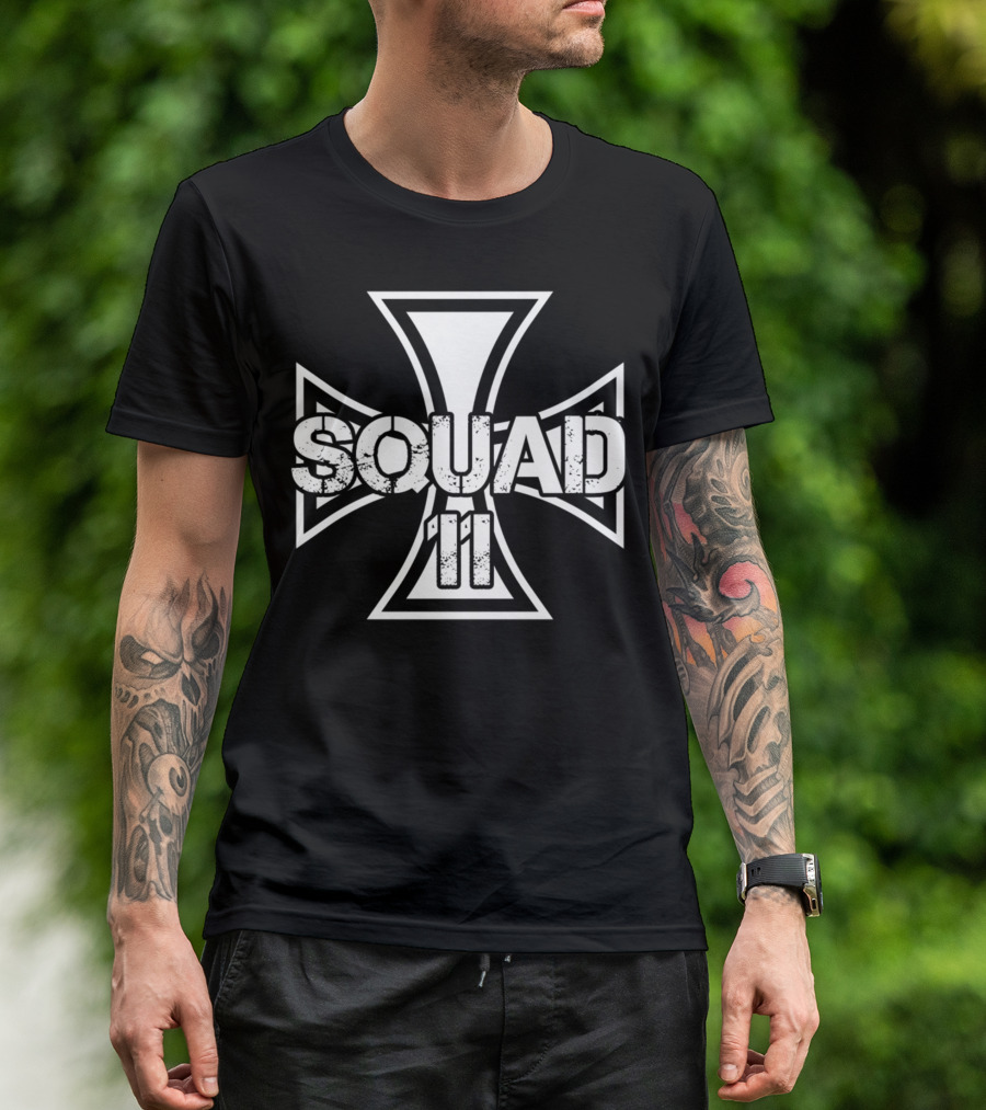 Biker Paintball Motorrad Squad Team Club 11 0744 T-Shirt