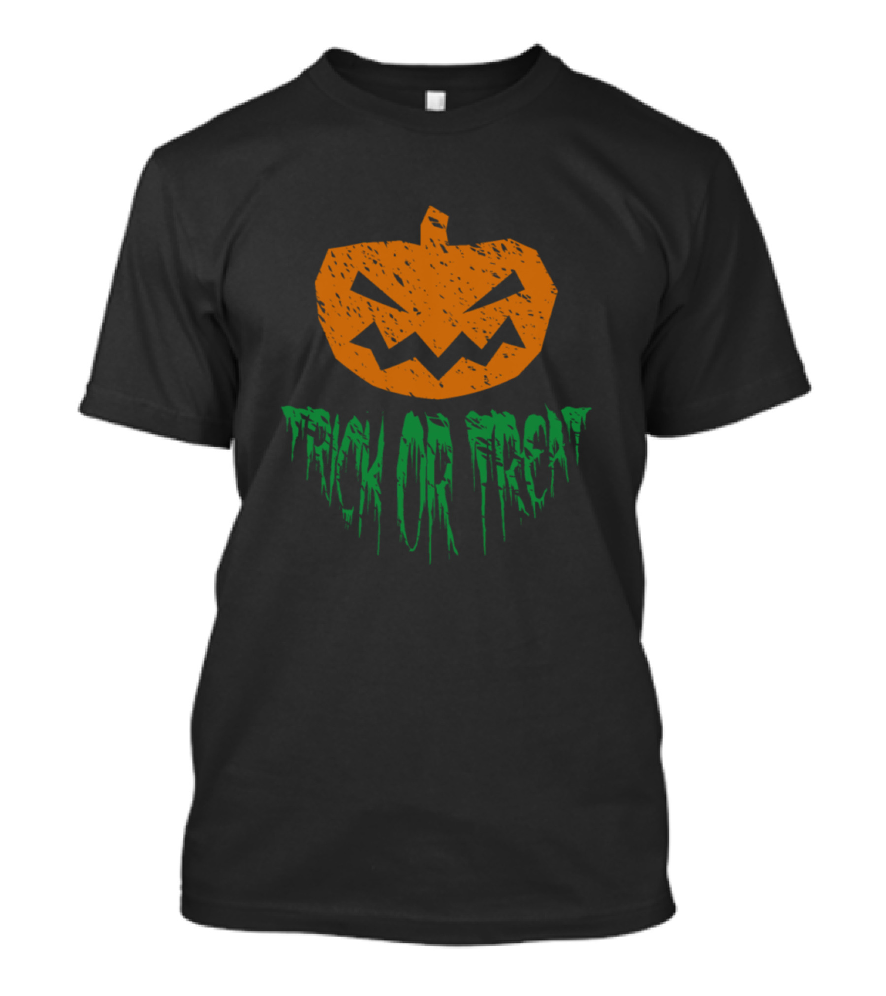 Halloween Pumpkin Trick Or Treat Jack-O'-Lantern Spooky Face T-Shirt
