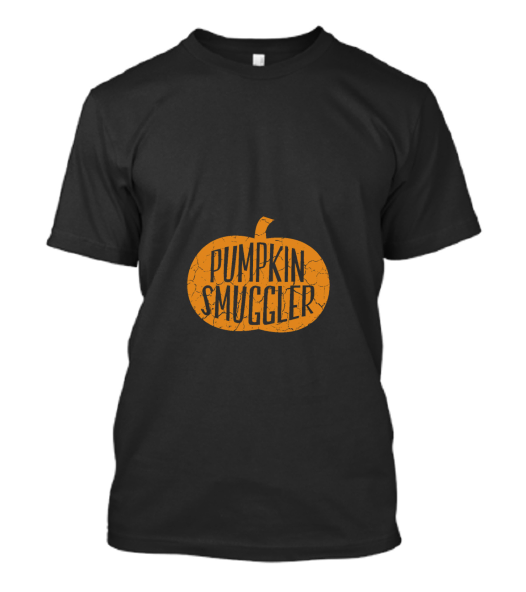 Pumpkin Smuggler Halloween Pregnancy Announcement T-Shirt