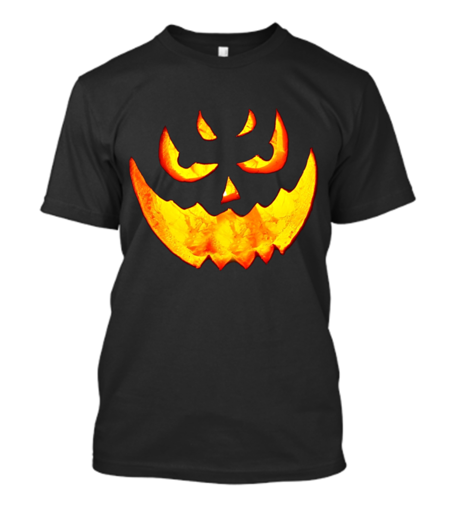 Evil Glowing Pumpkin Face T-Shirt