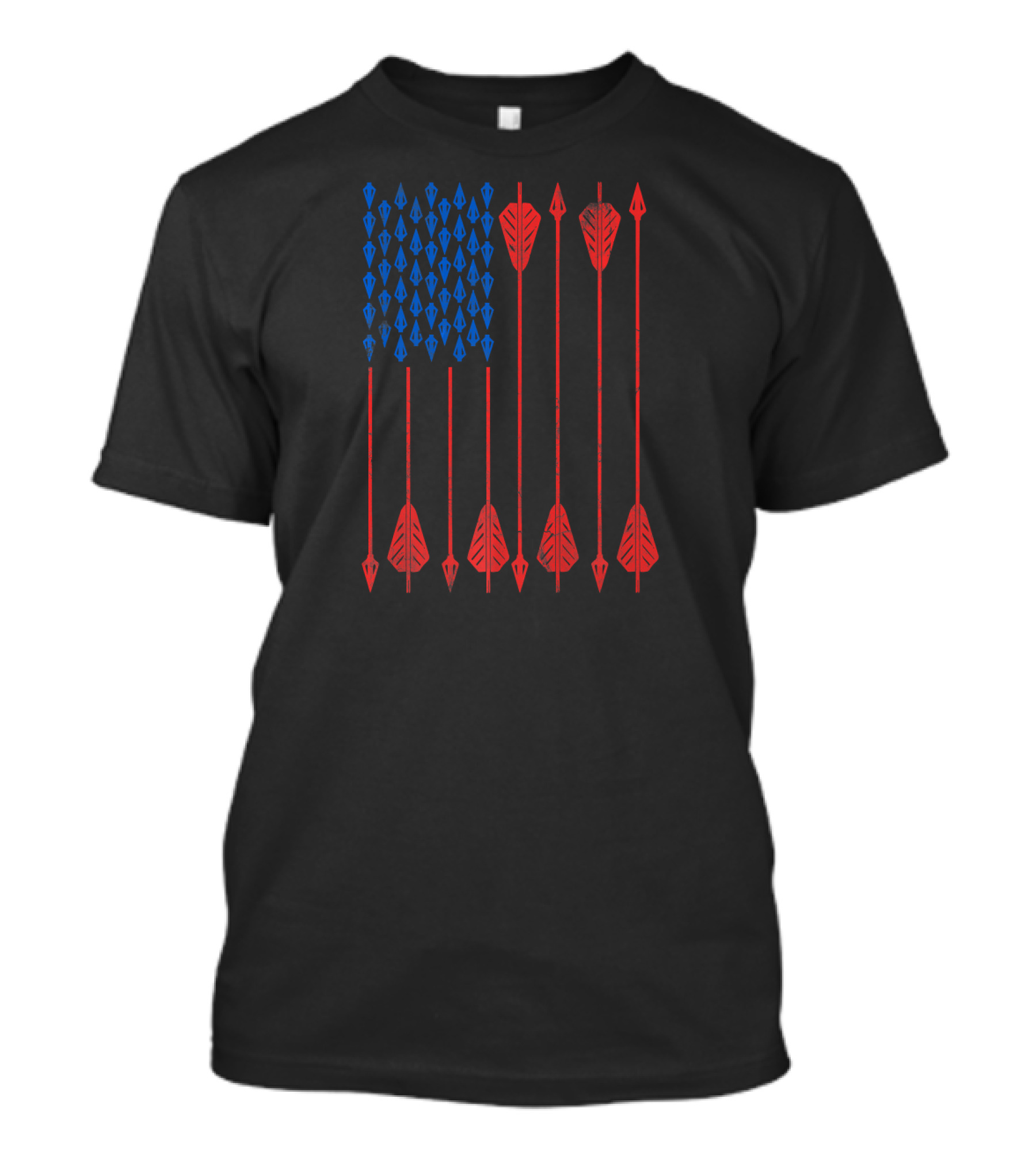 American Flag Arrows Archery USA Hunting T-Shirt