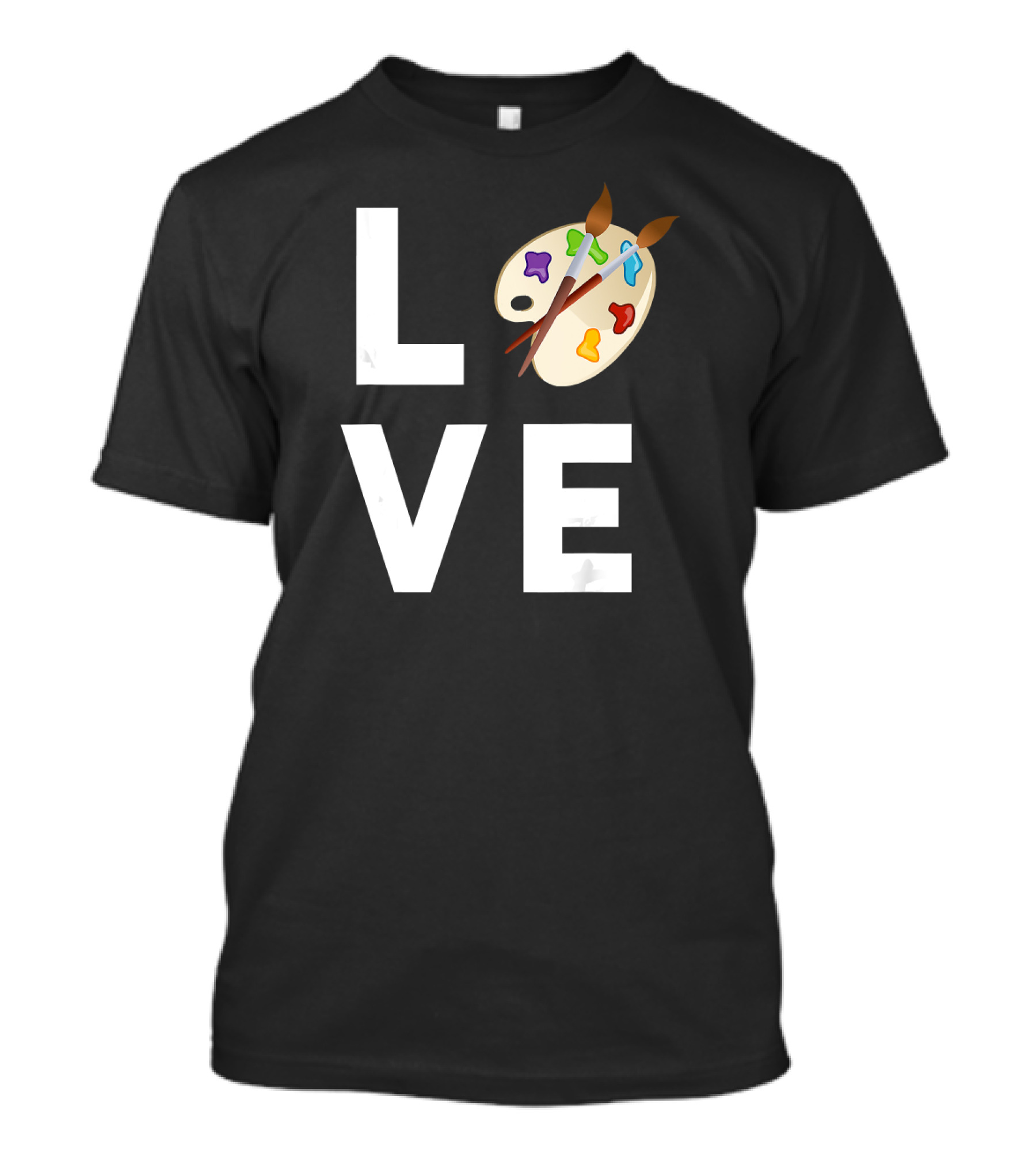 Love Painting Palette Art Love T-Shirt