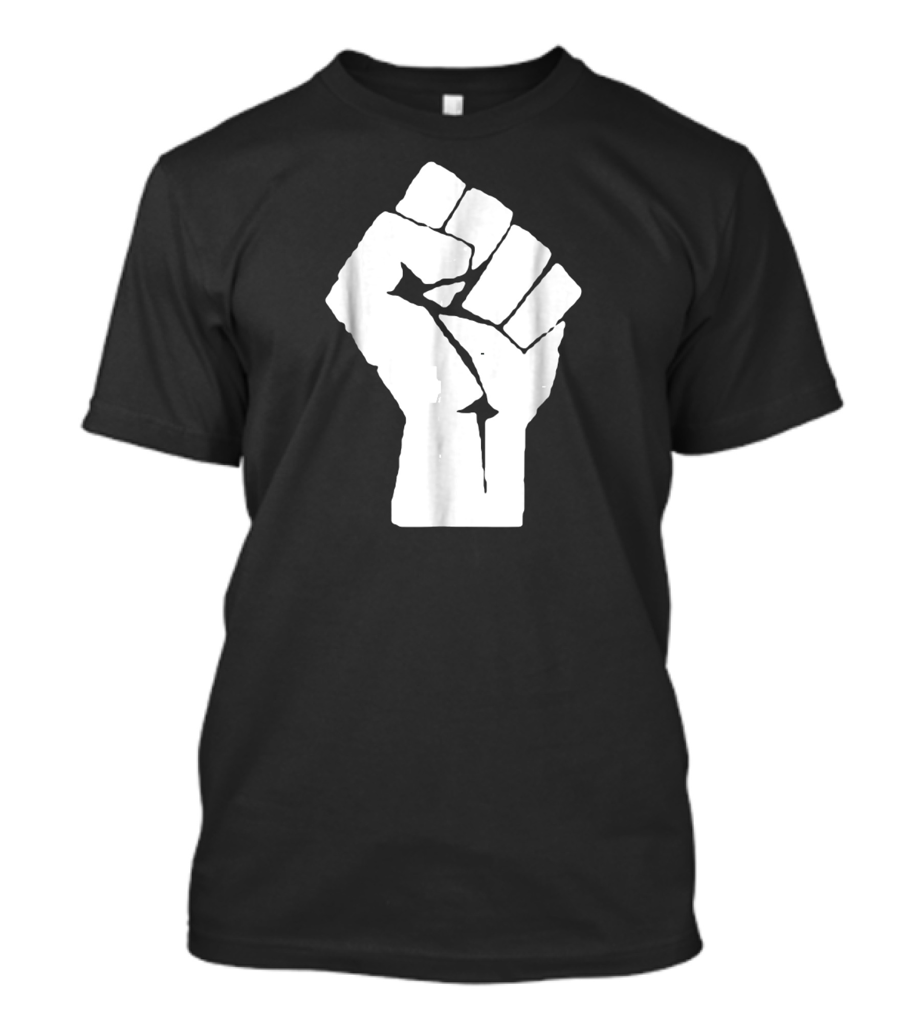 Black Power Fist Social Justice Symbol Black T-Shirt