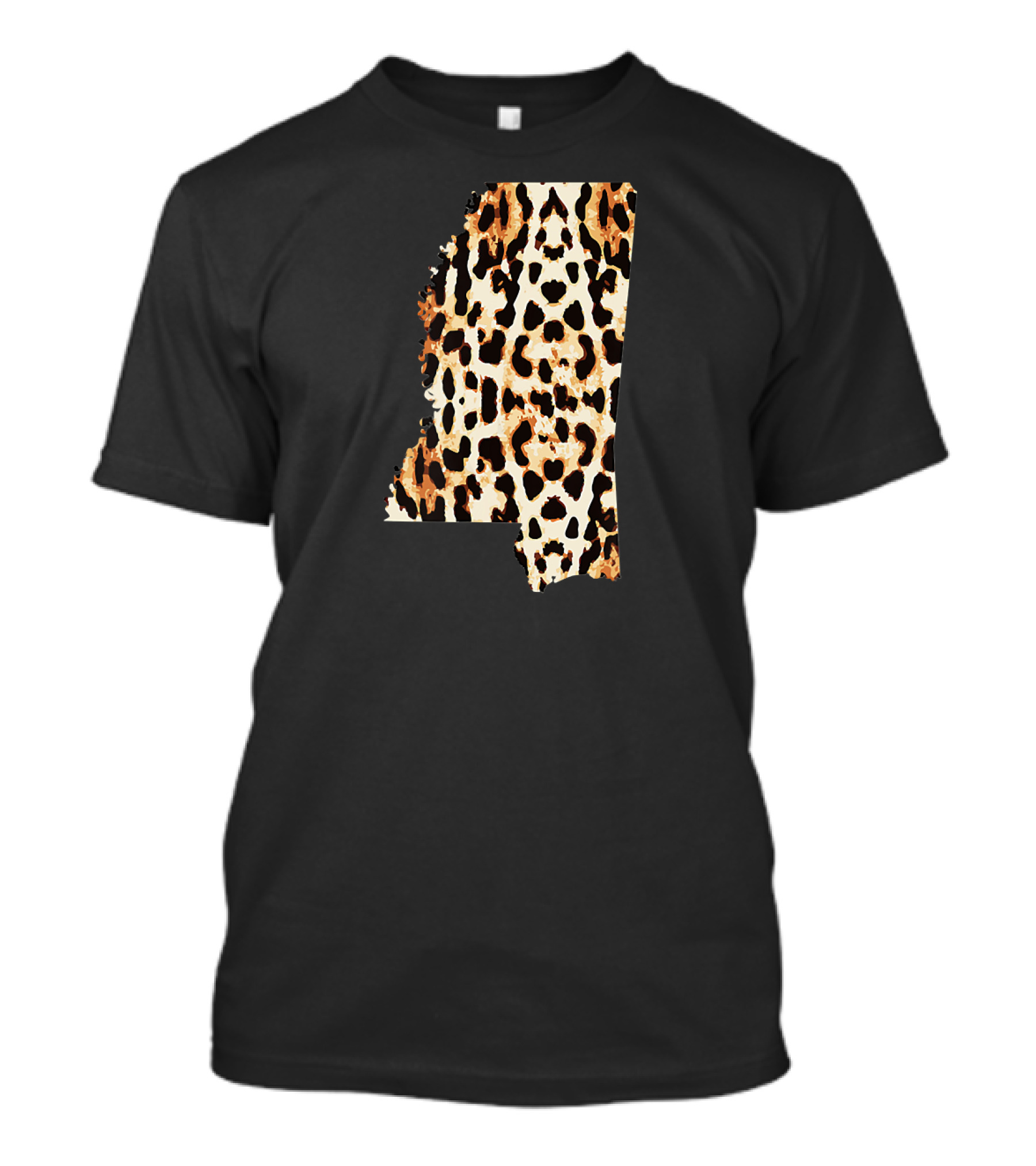 Cool Home Mississippi State Leopard Print T-Shirt