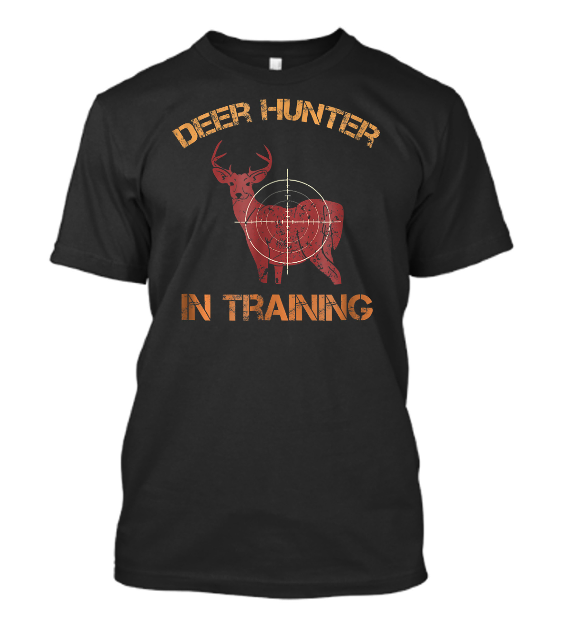 Deer Hunter In Training Deer Target Bullseye T-Shirt