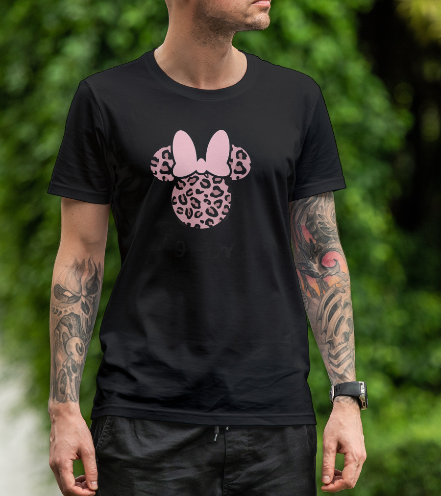 Disney Mommy Leopard Print Minnie Mother's Day T-Shirt