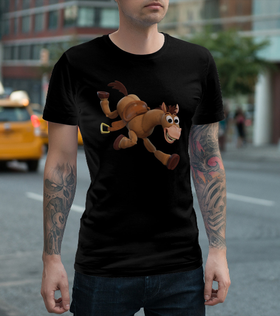 Disney Pixar Toy Story 4 Bullseye Woody's Faithful Horse T-Shirt