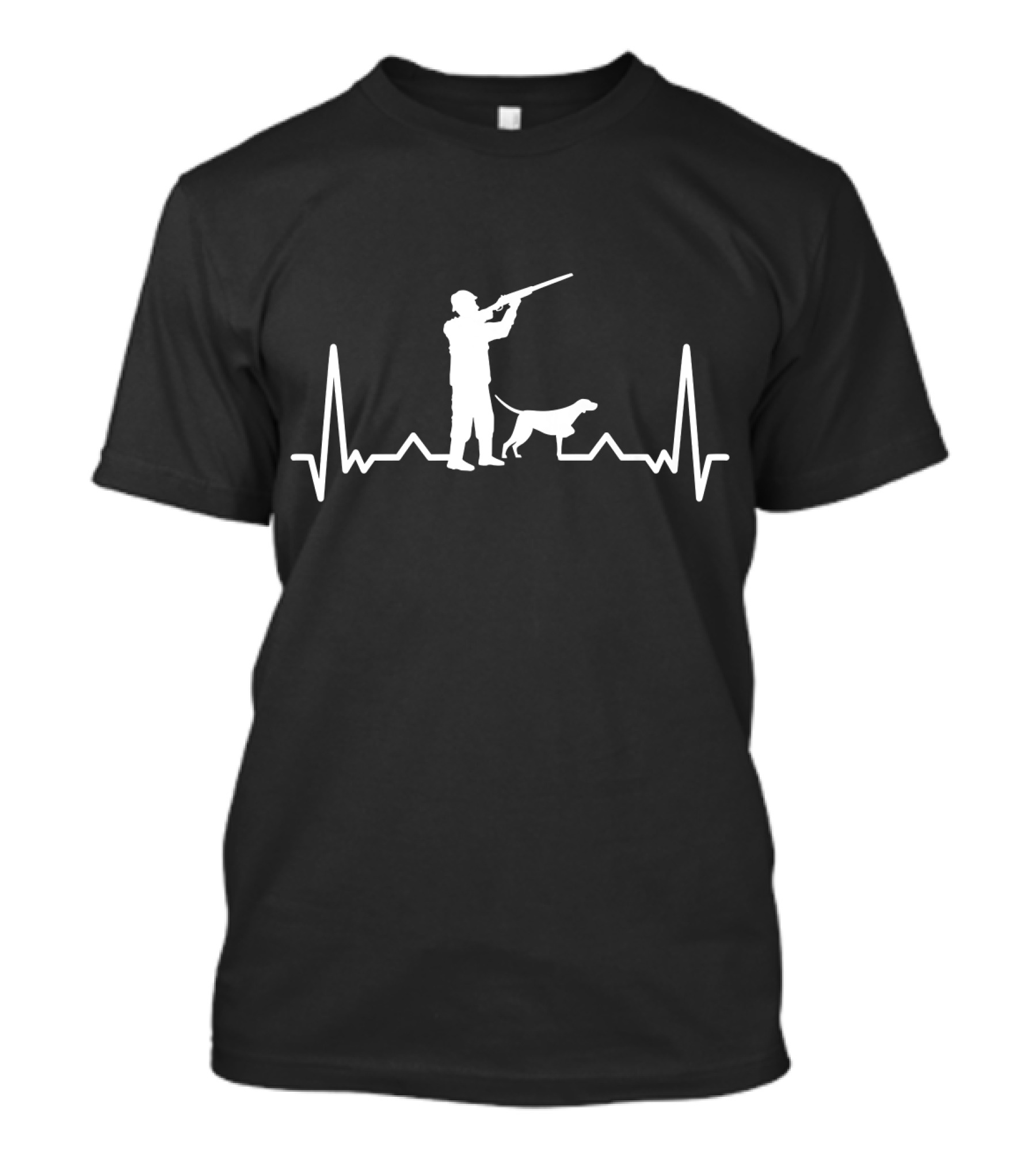 Hunter Dog Owner Heartbeat Hunting Idea T-Shirt